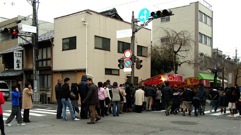 行列の出来るたい焼き屋？ 2007/01/04-1