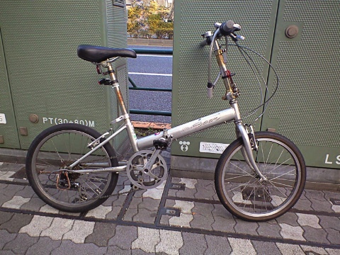 自転車潰れた 2010/01/19-1